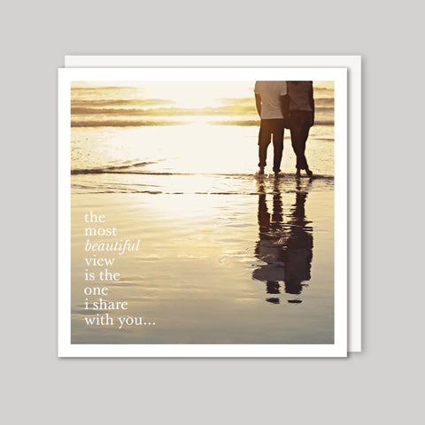 The most beautiful view is the one i share with you