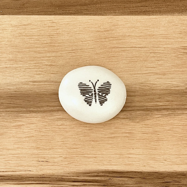 Butterfly pebble