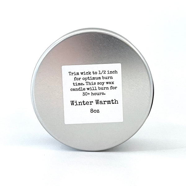 Sunburst Candle Co Winter Warmth Label