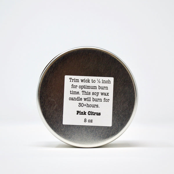 Sunburst candle pink citrus