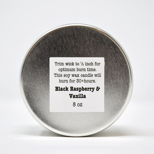 Sunburst candle black raspberry and vanilla