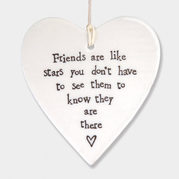 Friends are like stars, you don't have to see them to know they are there