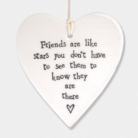 Friends are like stars, you don't have to see them to know they are there