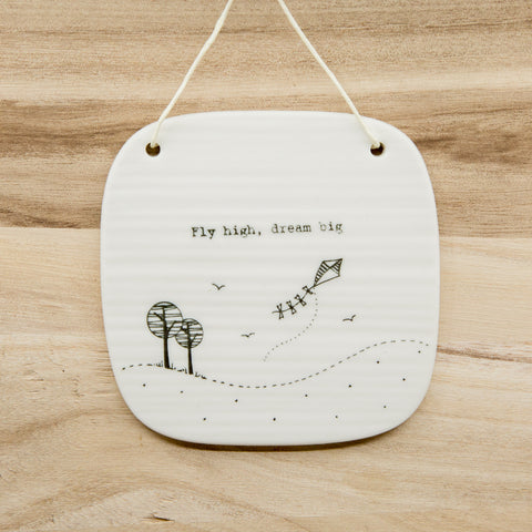 Fly high, dream big -  Porcelain Hanger