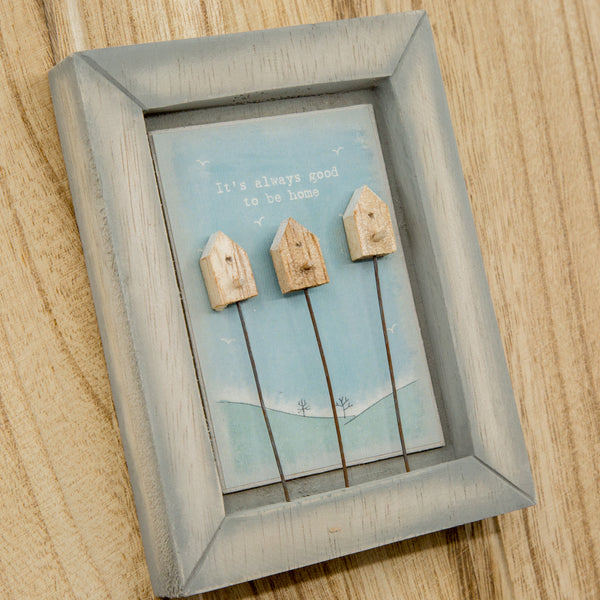 It's always good to be home Wooden Block