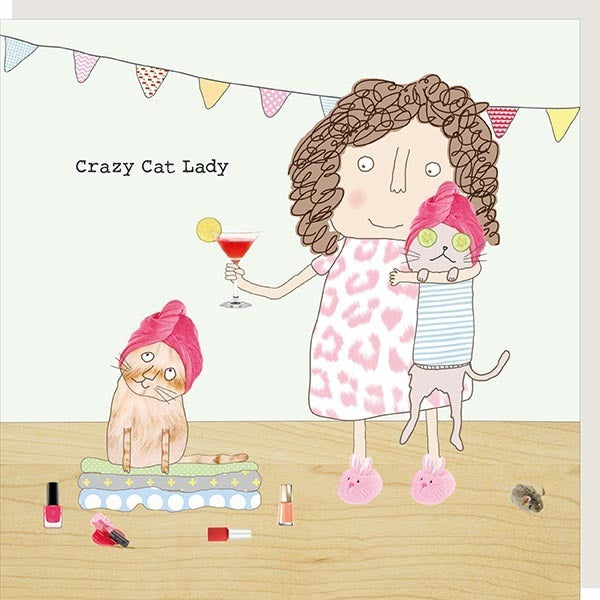 Crazy Cat Lady - Greeting Card
