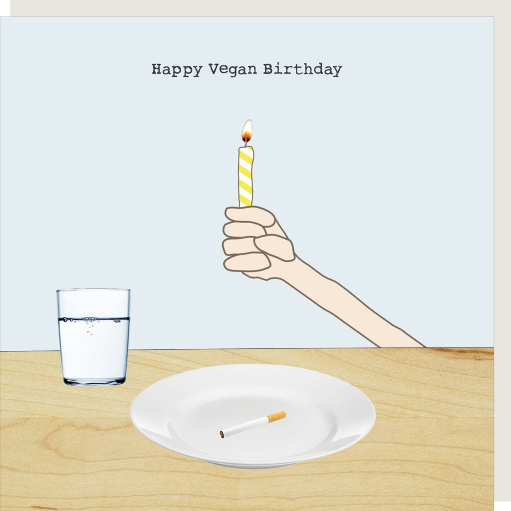 Vegan Birthday - Greeting Card