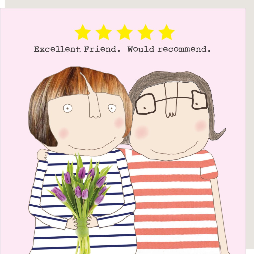 Five Star Friend - Greeting Card