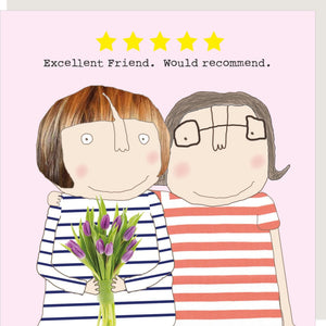 Five Star Friend - Greeting Card