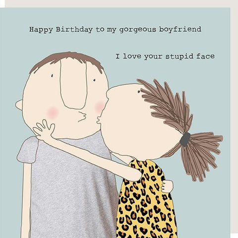 Stupid Face - Greeting Card