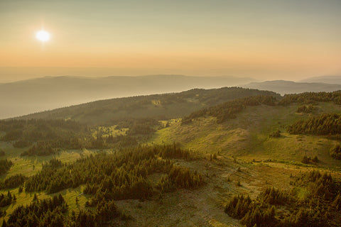 Top of the World Golden Hour - Photographic Print