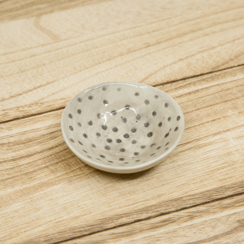 Hand painted Dimpled porcelain bowl - small