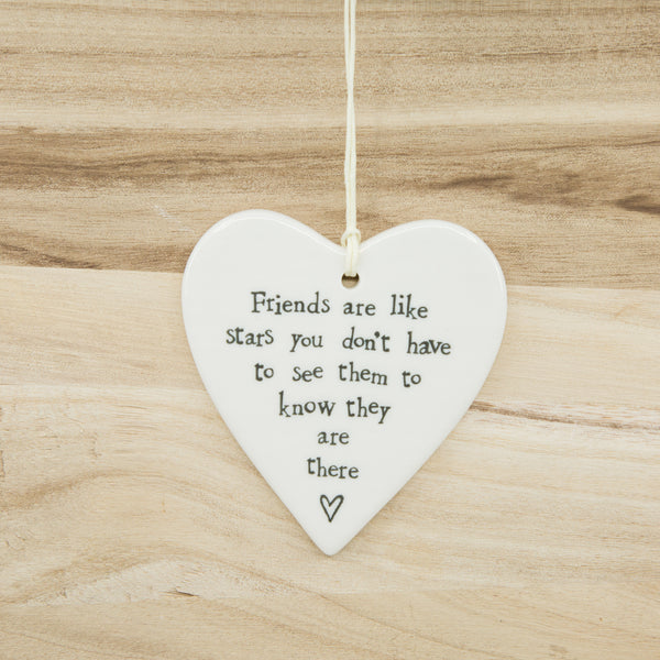 Friends are like stars, you don't have to see them to know they are there