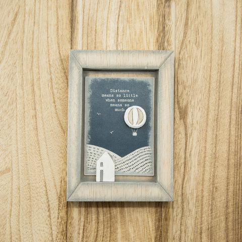 Distance means so little..... - Wooden Block